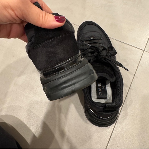 Chanel black sneakers - size 39 - Picture 7 of 11